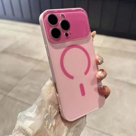 S74593 ツートンカラー MagSafe対応 iPhoneケース