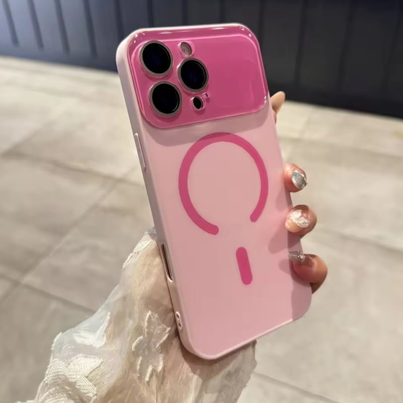 S74593 ツートンカラー MagSafe対応 iPhoneケース | nanomita