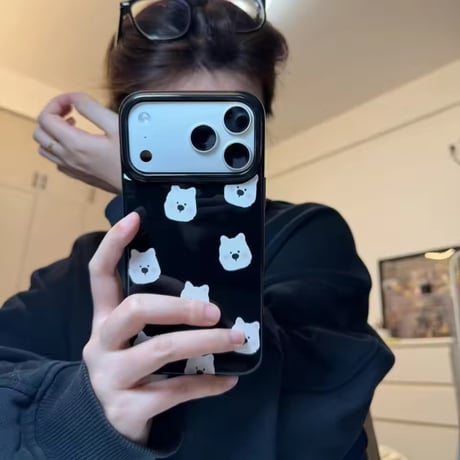 S75469 くまフェイスiPhoneケース