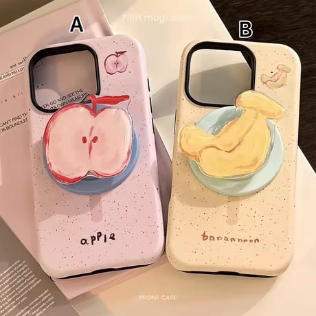 K22933 フルーツポップソケット付き iPhoneケース