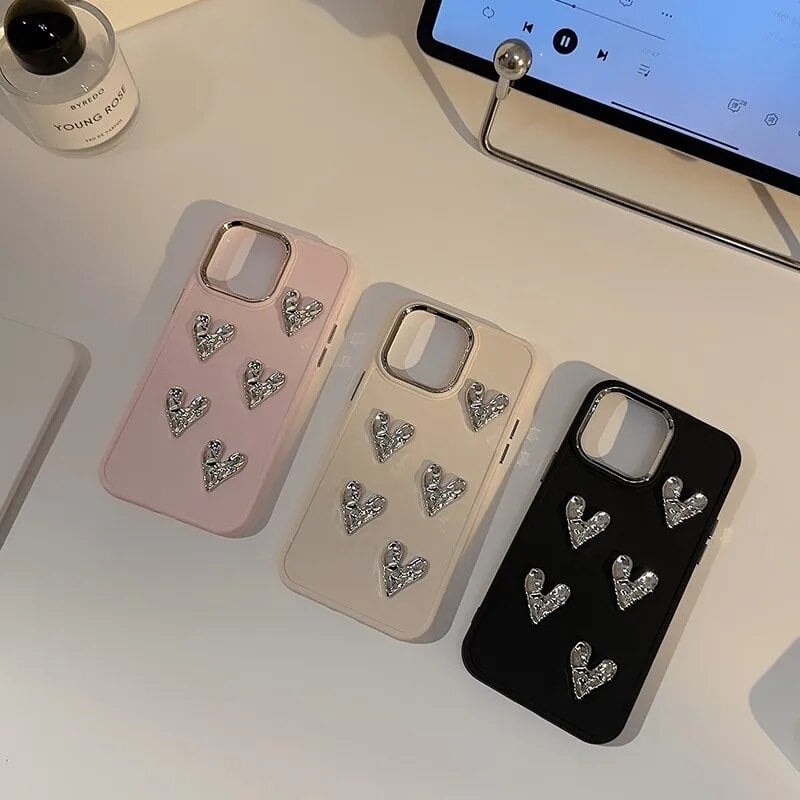 S73813 SILVER LOVE - キラキラ輝く大人可愛いiphoneケース | na
