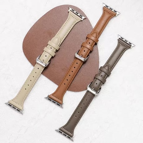 N00206 シンプルレザーカラーApple Watchベルト