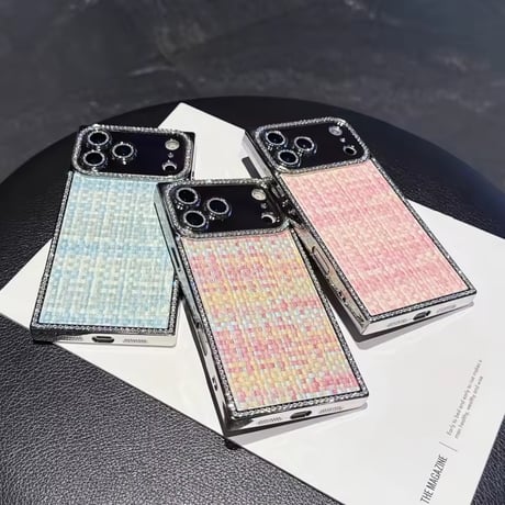 S75098 キラめきツイード iPhoneケース