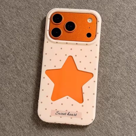 S75562 スターカットドット iPhoneケース