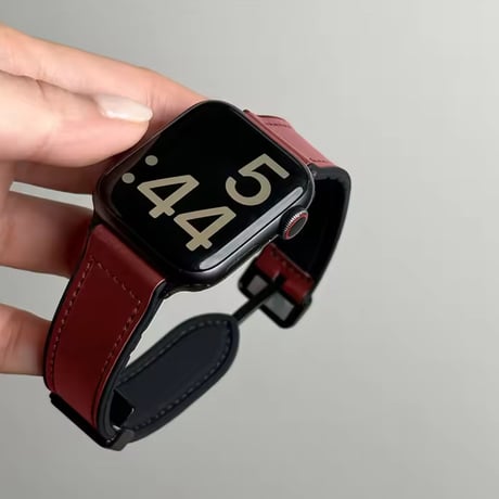 N00193 クラシックレザールック Apple Watchバンド