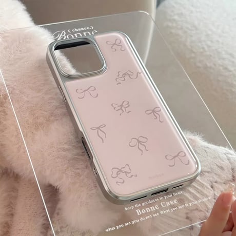 S74603 ガーリーリボンiPhoneケース