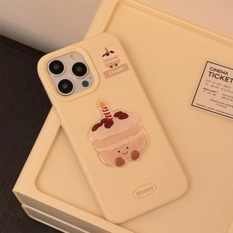 S74344 ゆるカフェスイーツ iPhoneケース