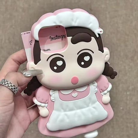 S74065 メイドちゃん立体 iPhoneケース