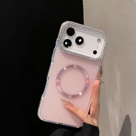 【即納商品】S75096 キラリングMagSafeクリア iPhoneケース