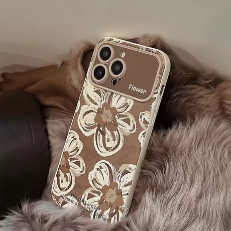 S75544 ヴィンテージフラワーiPhoneケース