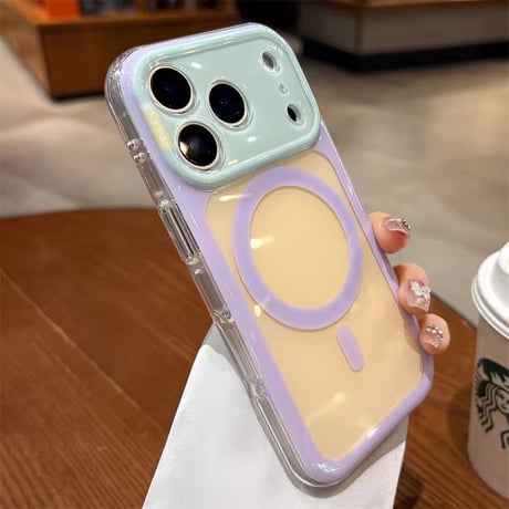 S75680 ポップカラーブロックMagSafe対応iPhoneケース
