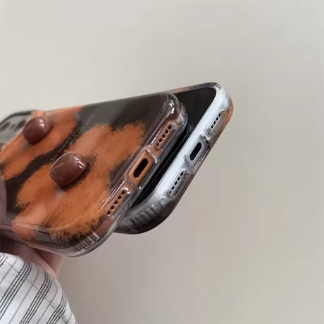 S75203 レトロフラワー iPhoneケース