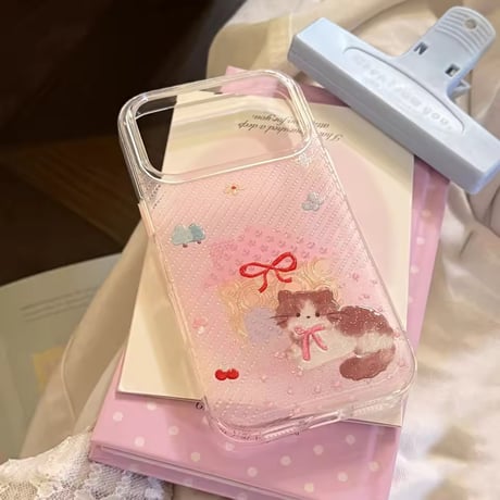 S75566 ドーリーハウスキャット iPhoneケース