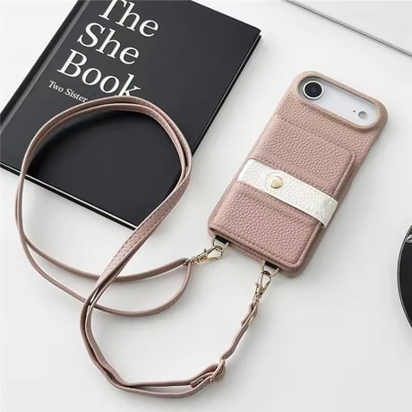 K22942 ストラップ付きカードポケット iPhoneケース