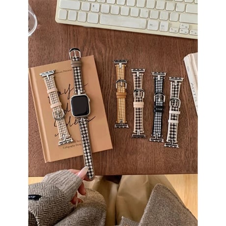 N00103 千鳥チェック Apple Watchバンド