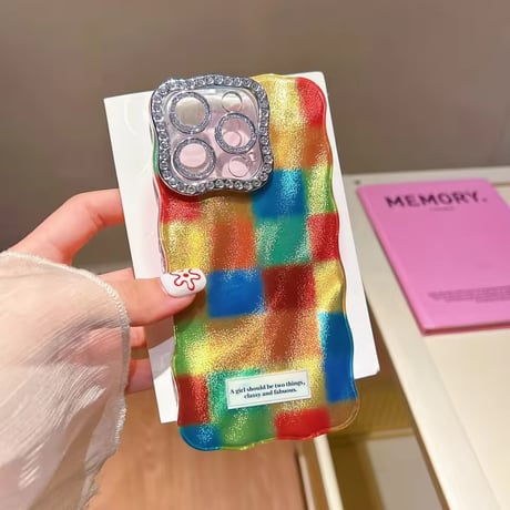 S75165 ジュエルレインボー ミラーステップ iPhoneケース