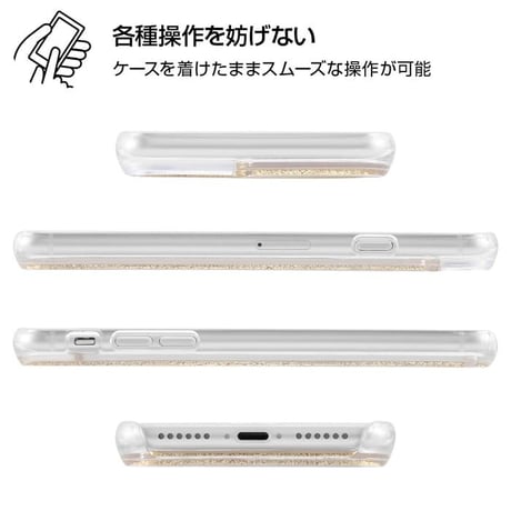 【即納商品】G1009 トムとジェリー ラメグリッターケース ドーナッツ  iPhonecase