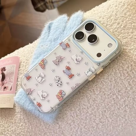 L62465 ゆるアニマルクリアiPhoneケース