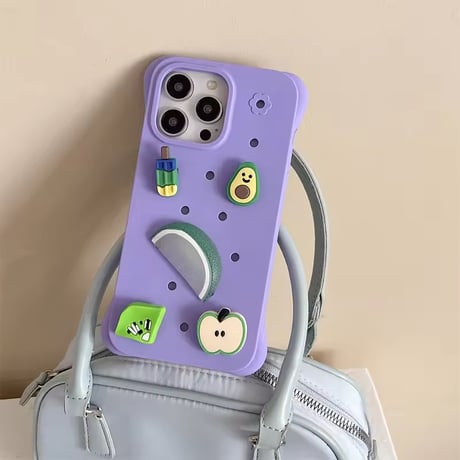 S74835 フルーツぽこぽこ立体iPhoneケース