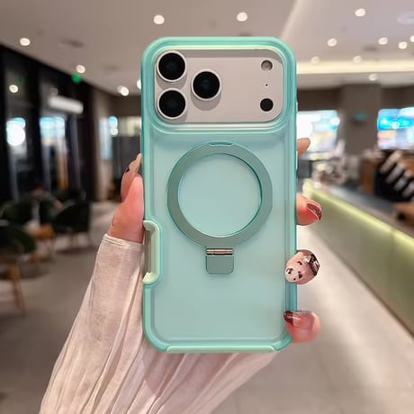 K23077 リングスタンド付きiPhoneケース
