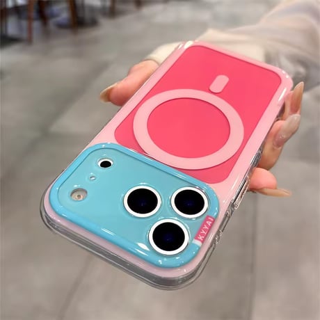 S75680 ポップカラーブロックMagSafe対応iPhoneケース