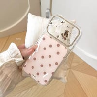 S75695 くまさんドットiPhoneケース