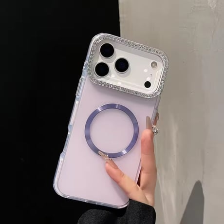 S75096 キラリングMagSafeクリア iPhoneケース