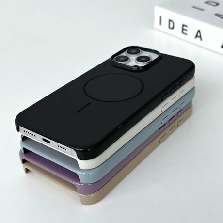【即納商品】S74563 シンプルカラーのMagSafe対応iPhoneケース