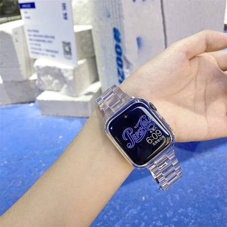 N00024 Clear Crystal Apple Watchベルト