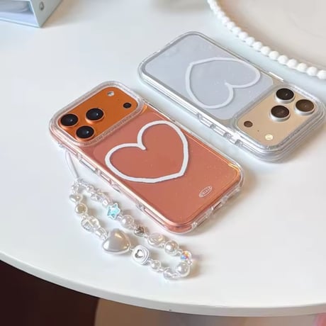 L62443 きらめきハートラインiPhoneケース