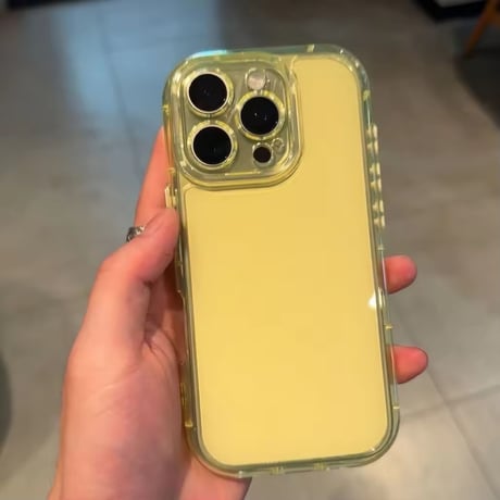 S74707 パステルクリアバンパーiPhoneケース