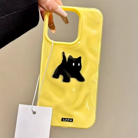 S75269 ゆるねこシルエットiPhoneケース