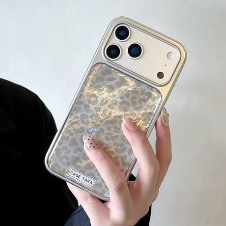 S75232 ニュアンスレオパード iPhoneケース