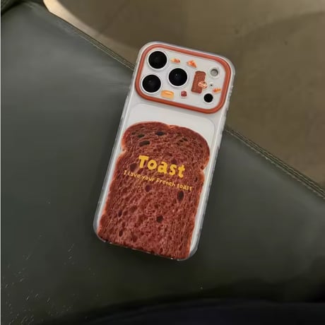 S75682 こんがりトースト iPhoneケース