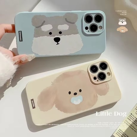 S75692 もふもふわんこiPhoneケース