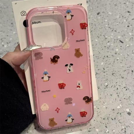 S74485 ゆるっとアニマルパレード iPhoneケース