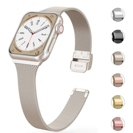 N00188 プレミアムメッシュApple Watchベルト