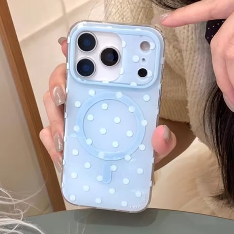 S75648 カラードット MagSafe対応iPhoneケース