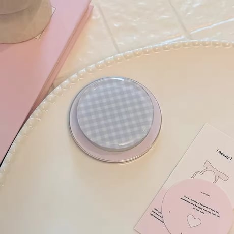 P0358 パステルチェック スマホホルダー（MagSafe対応）