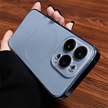 S75518 メタリックフレーム MagSafe対応iPhoneケース
