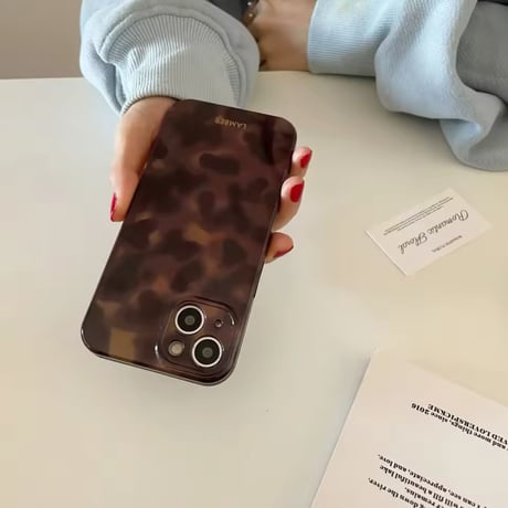 S74108 クラシックレオパードiPhoneケース