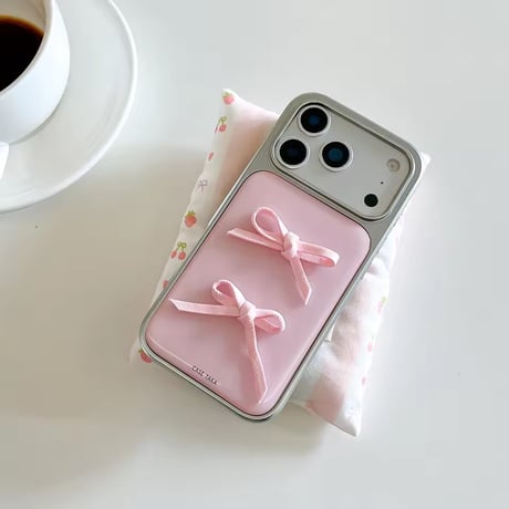 S75128 リボンツインのパステルiPhoneケース