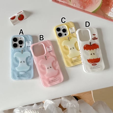 S74839 まんまるアップル iPhoneケース