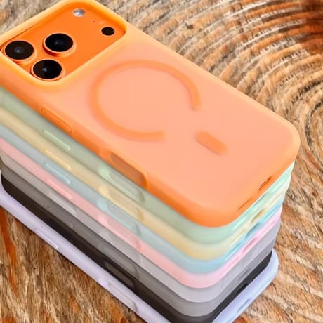 S75426 ふんわりマットカラー MagSafe対応iPhoneケース