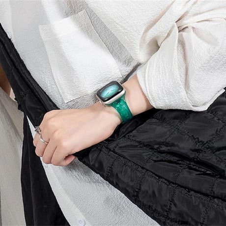 N00113 ポップカラー クリアApple Watchベルト