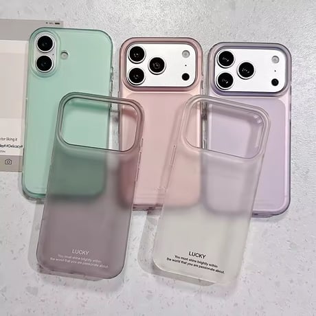L62479 ミルキーカラー マット iPhoneケース