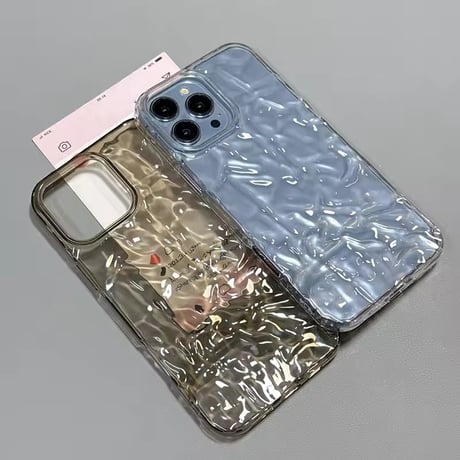 L62280 ニュアンスウェーブクリアiPhoneケース