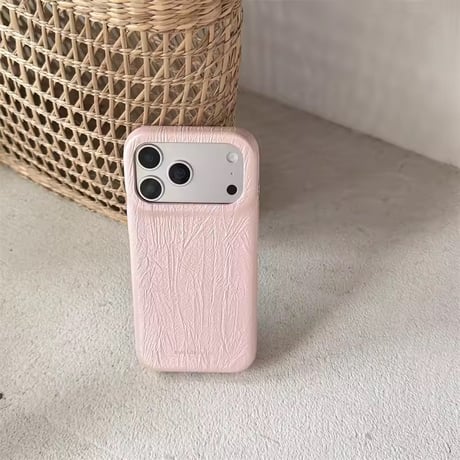 S75369 ニュアンスレザー風 iPhoneケース