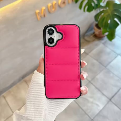 S75116 キルティングエアクッション iPhoneケース