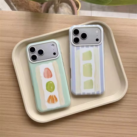 S75618 カフェスイーツアートiPhoneケース